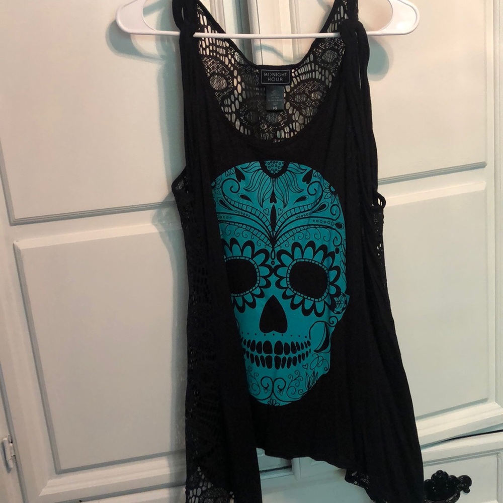 Hot Topic Skull tank top